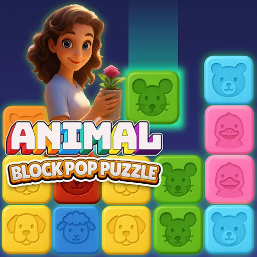 Animal Block Pop Puzzle